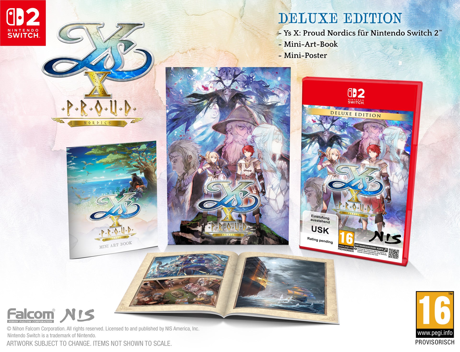 Ys X: Proud Nordics - Deluxe Edition - Nintendo Switch™ 2