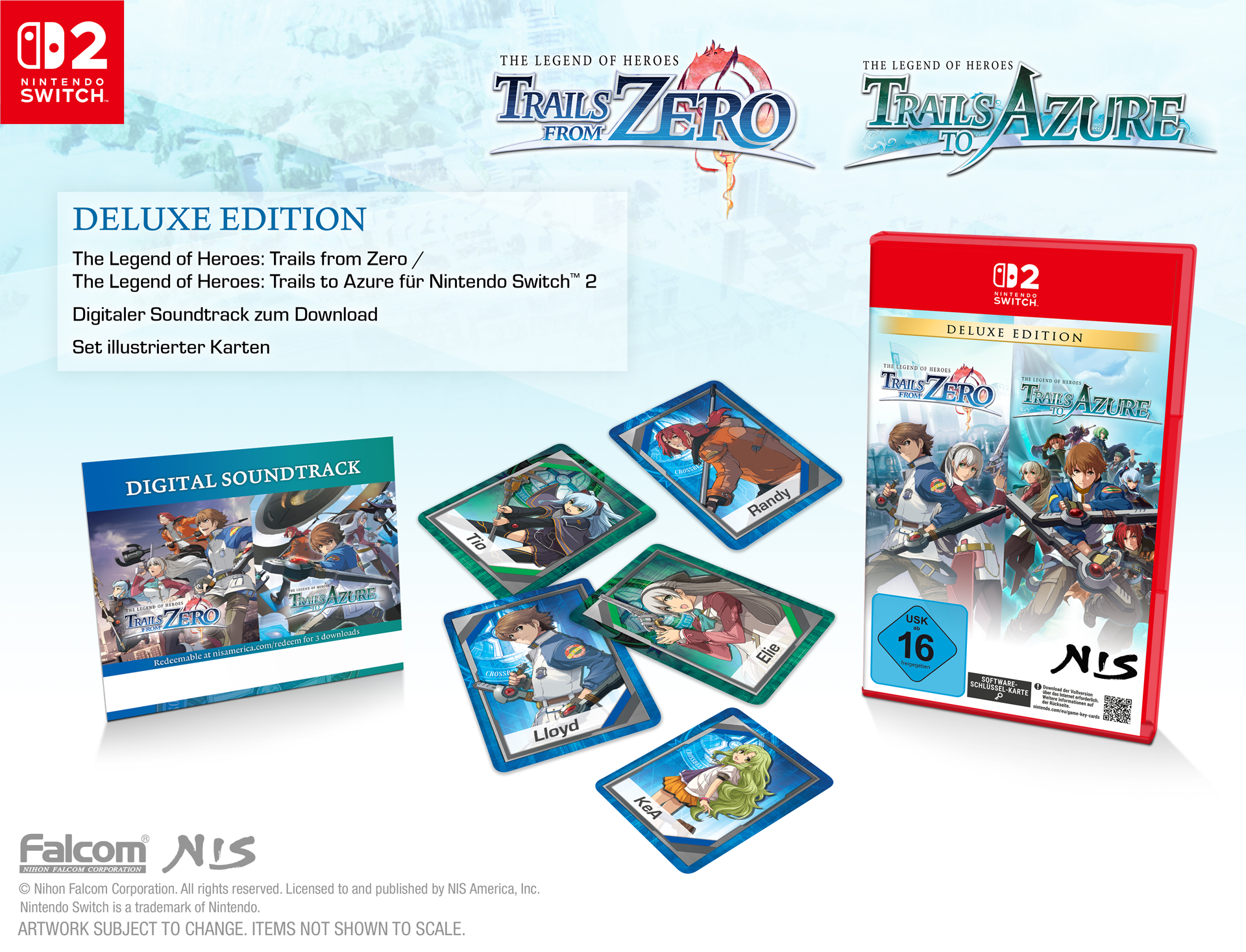 The Legend of Heroes: Trails from Zero / The Legend of Heroes: Trails to Azure - Deluxe Edition - Nintendo Switch™ 2