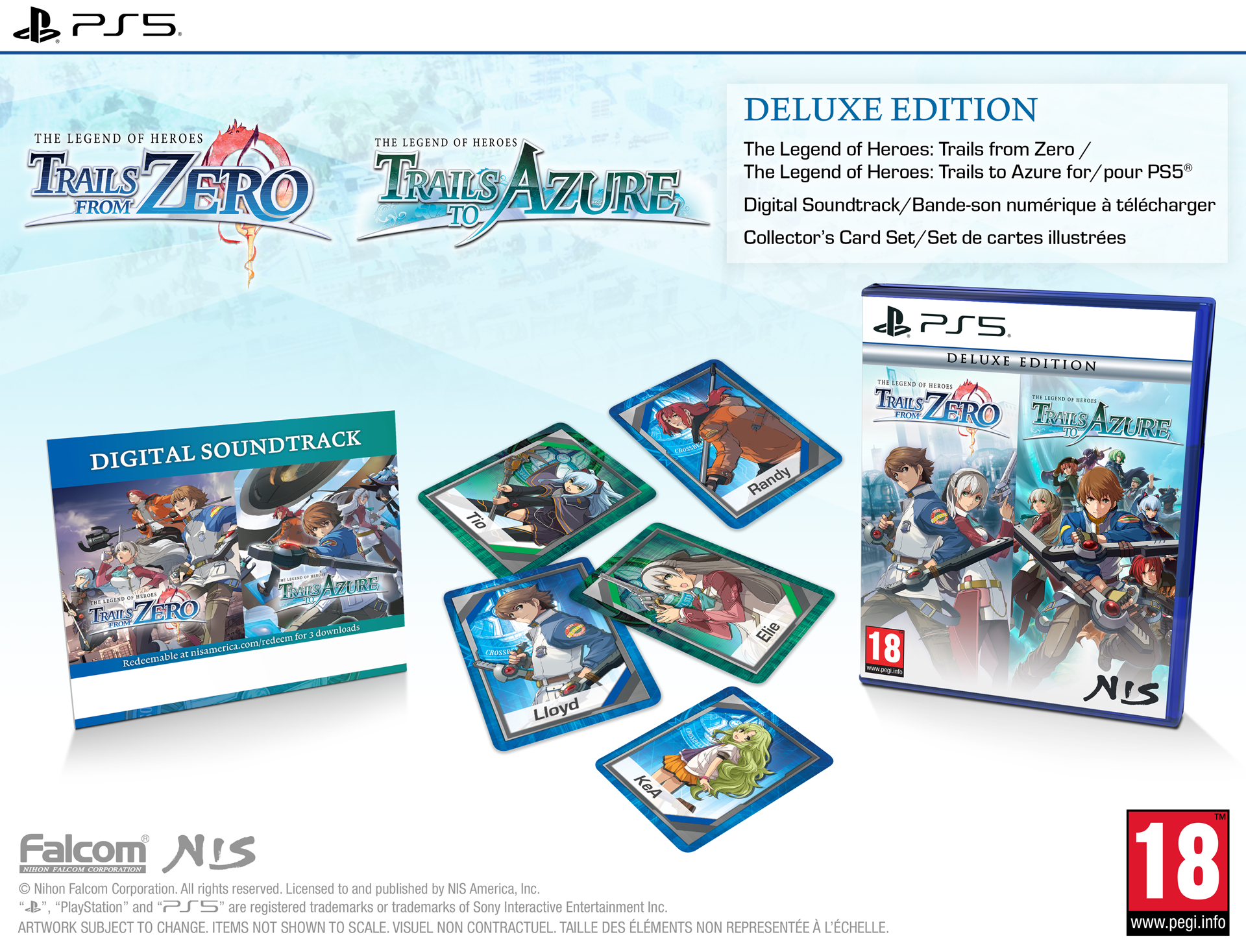 The Legend of Heroes: Trails from Zero / The Legend of Heroes: Trails to Azure - Deluxe Edition - PS5®