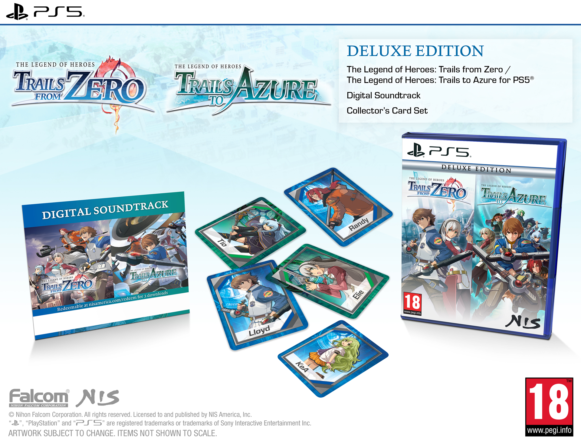 The Legend of Heroes: Trails from Zero / The Legend of Heroes: Trails to Azure - Deluxe Edition - PS5®