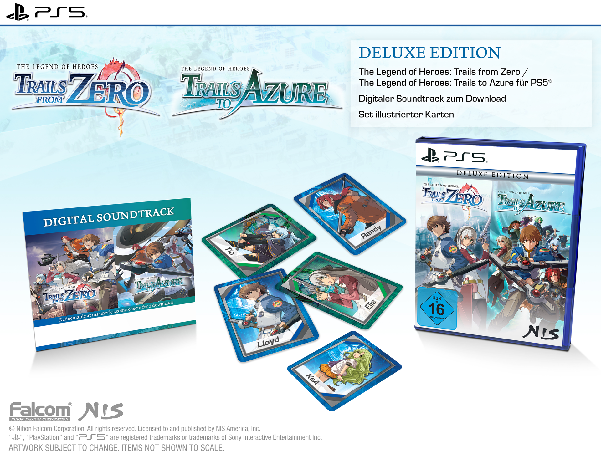 The Legend of Heroes: Trails from Zero / The Legend of Heroes: Trails to Azure - Deluxe Edition - PS5®
