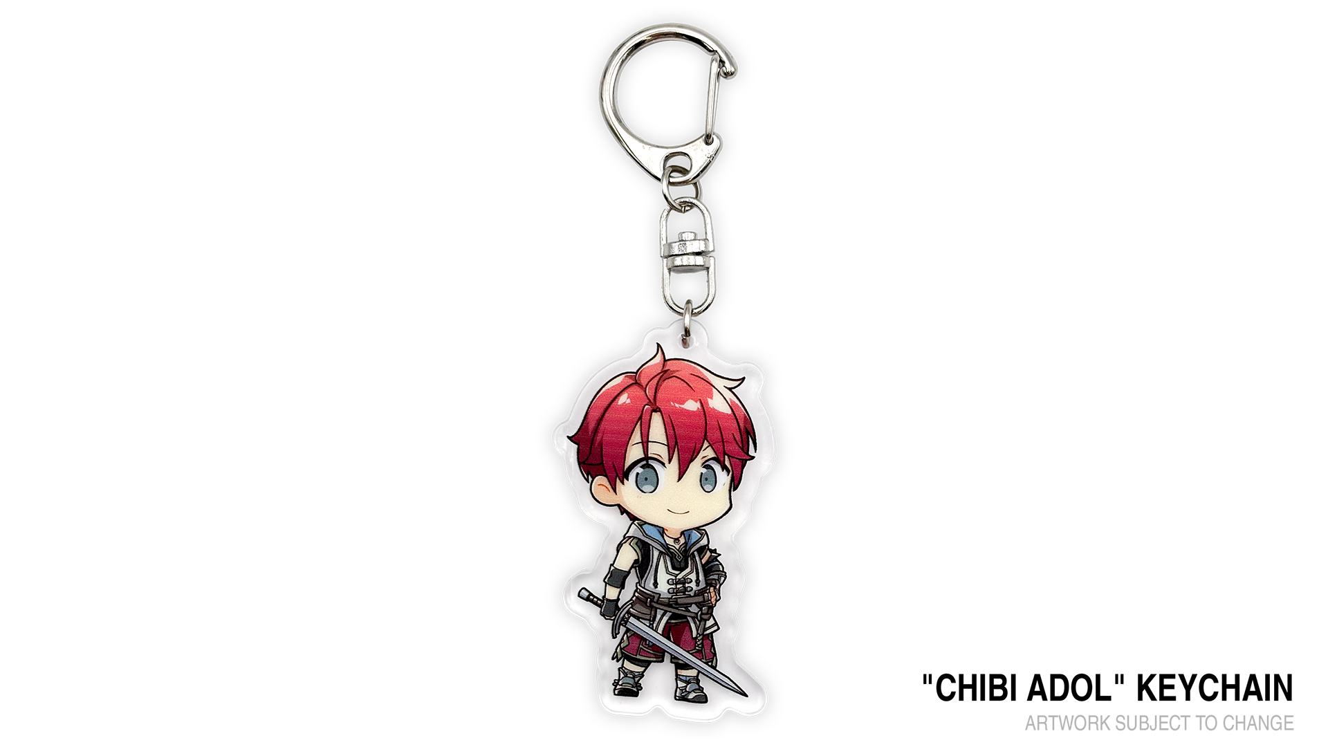 Ys X: Nordics - Chibi Adol Keychain