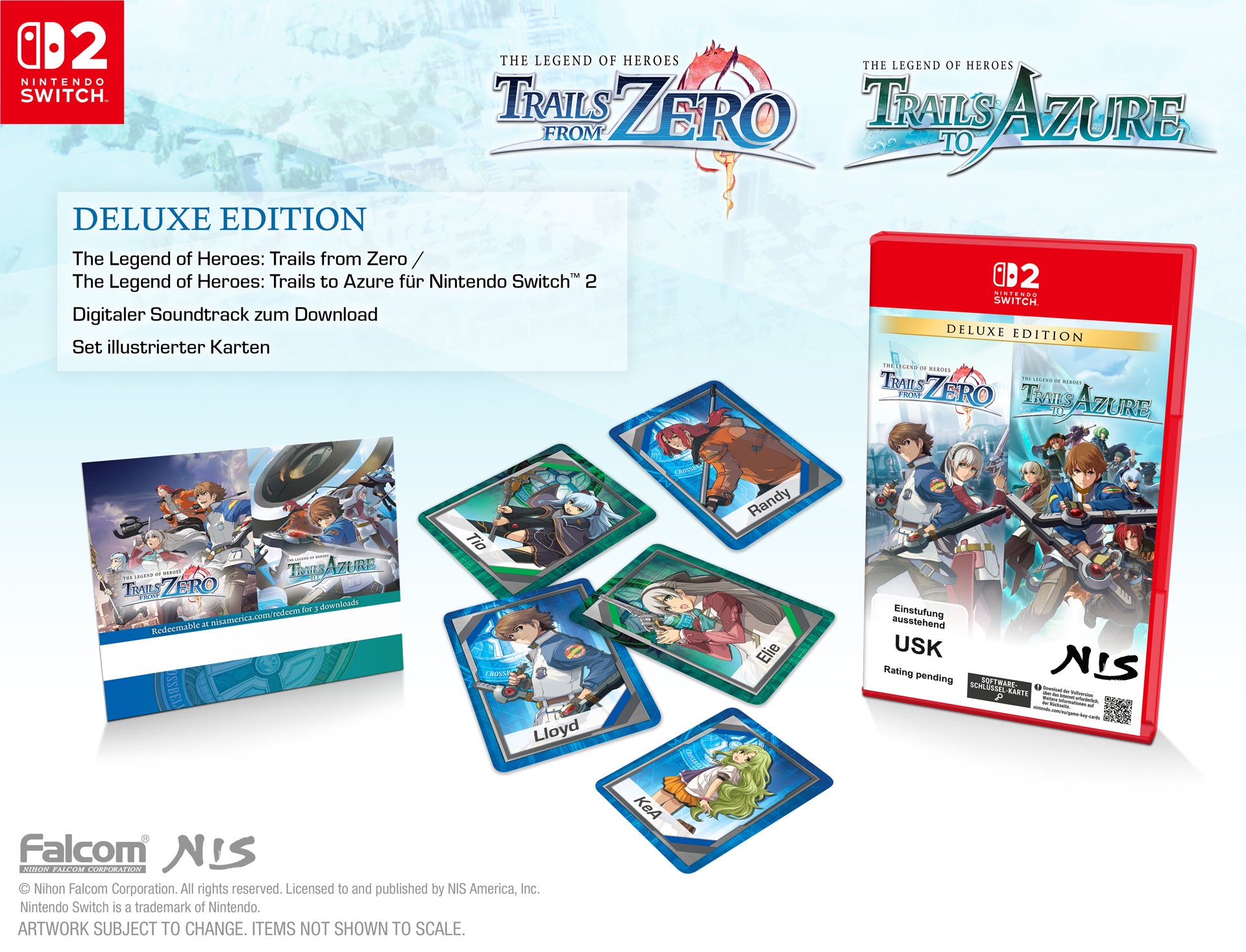 The Legend of Heroes: Trails from Zero / The Legend of Heroes: Trails to Azure - Deluxe Edition - Nintendo Switch™ 2