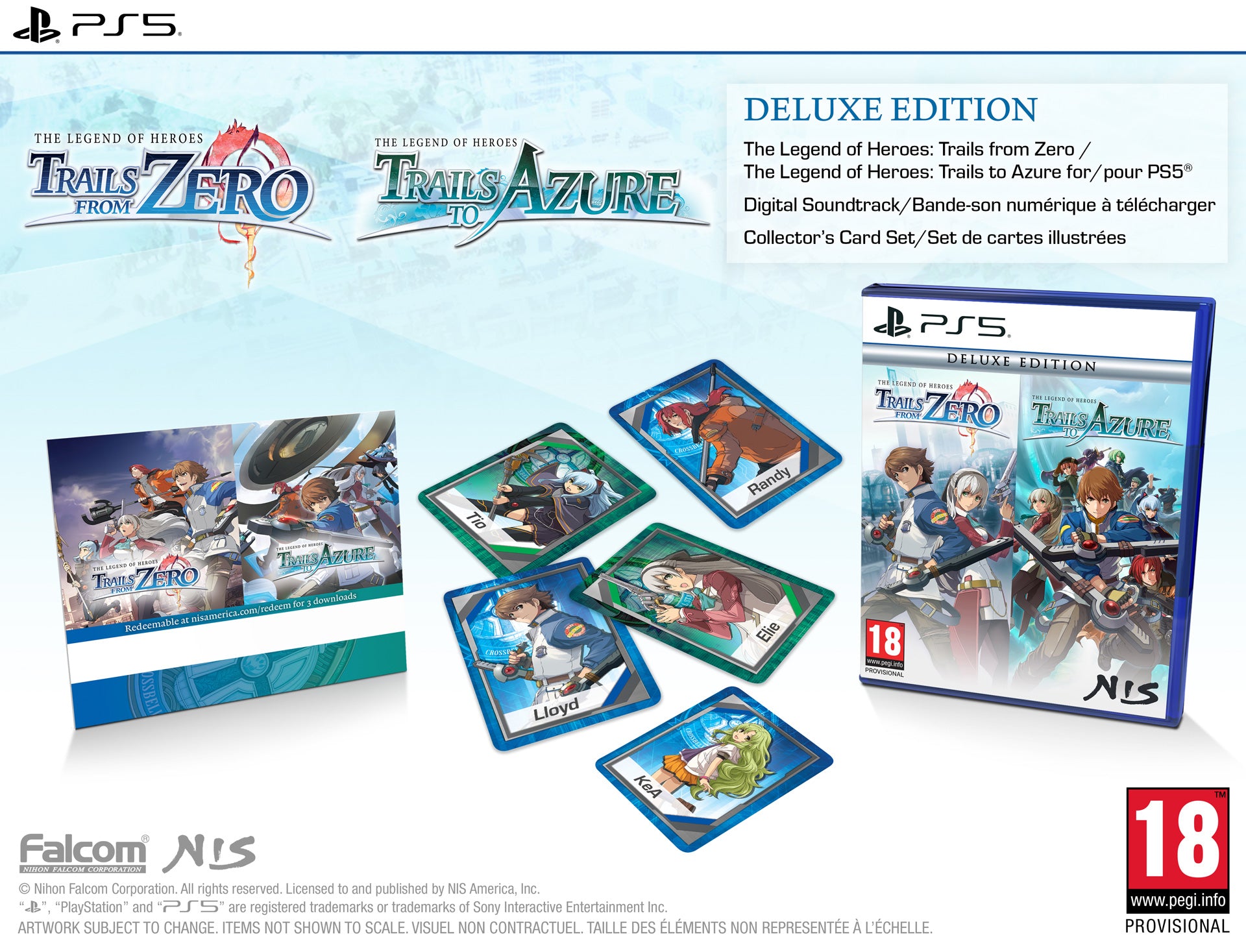 The Legend of Heroes: Trails from Zero / The Legend of Heroes: Trails to Azure - Deluxe Edition - PS5®