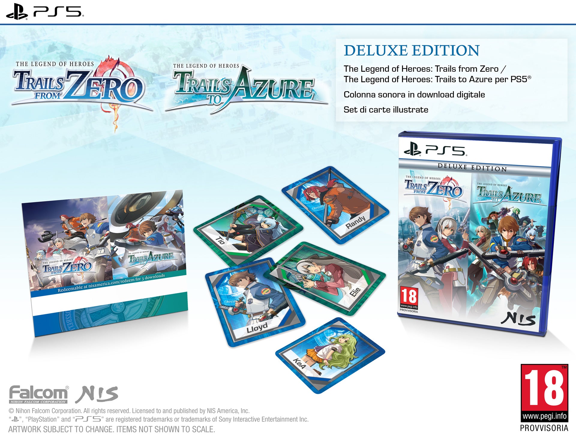 The Legend of Heroes: Trails from Zero / The Legend of Heroes: Trails to Azure - Deluxe Edition - PS5®