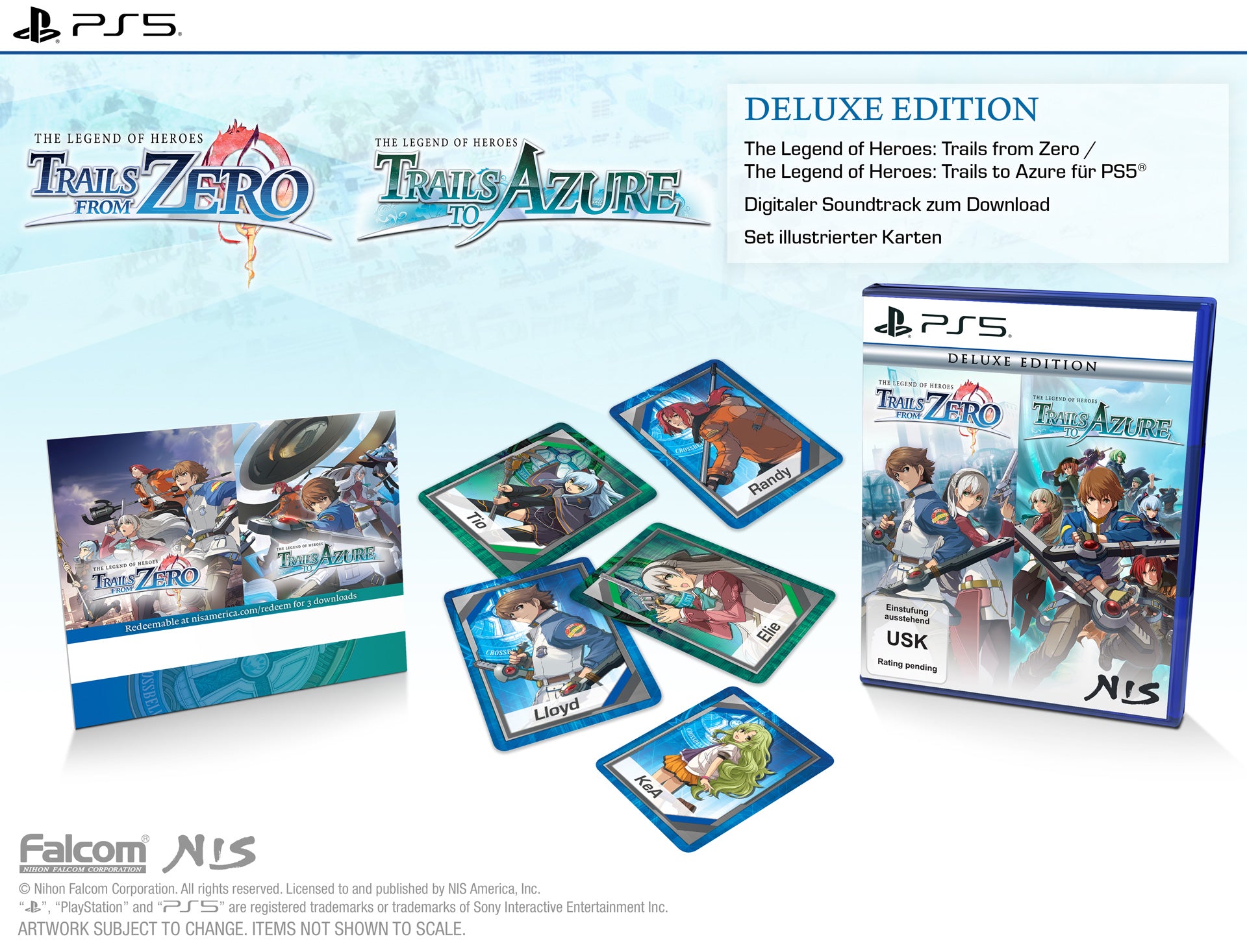 The Legend of Heroes: Trails from Zero / The Legend of Heroes: Trails to Azure - Deluxe Edition - PS5®